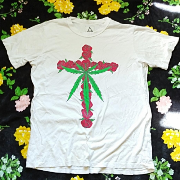 Unif Rose Cross T-shirt - Picture 2 of 5